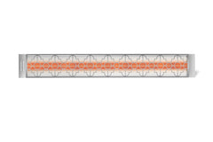 Infratech Motif Mediterranean Fascia Kit for Double Element Heater | Stainless Steel