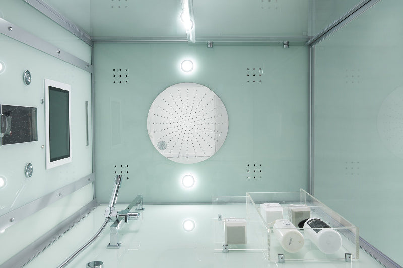 Maya Bath Lucca Steam Shower – Modern Glass Spa with Smart TV, Body Jets & Steam Therapy (Platinum Lucca-L)