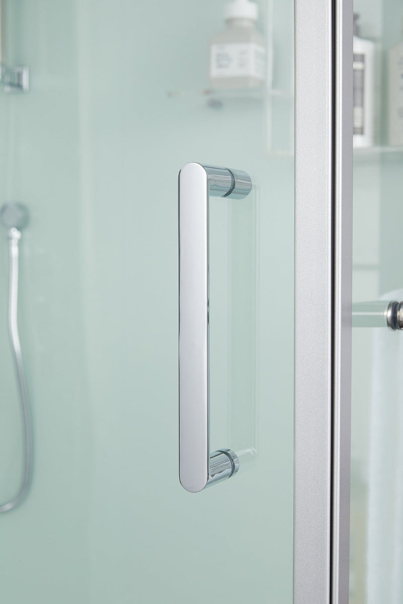 Maya Bath Lucca Steam Shower – Sleek Glass Enclosure with Smart TV, Body Jets & Spa Features (Platinum Lucca-R)