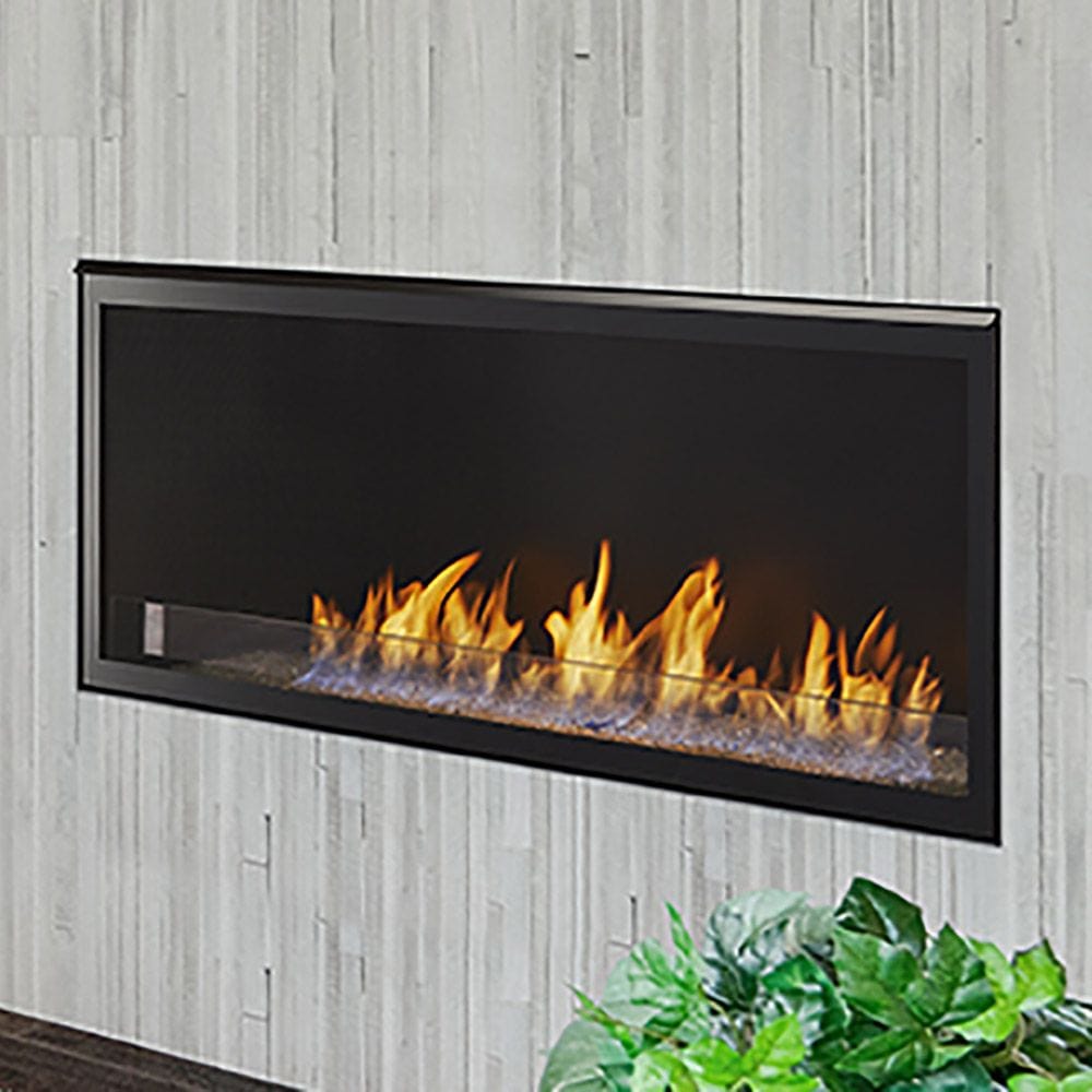 Monessen 60-inch Artisan Vent-Free Linear Gas Fireplace with IPI Plus Electronic Ignition and Remote Control AVFL60NIP-B