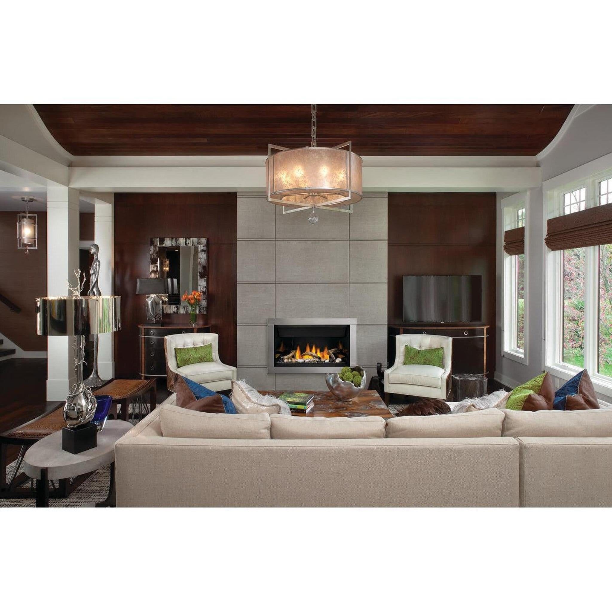 Napoleon 36-Inch Ascent Electronic Ignition Natural Gas Direct Vent Linear Fireplace Indoor BL36NTE-2