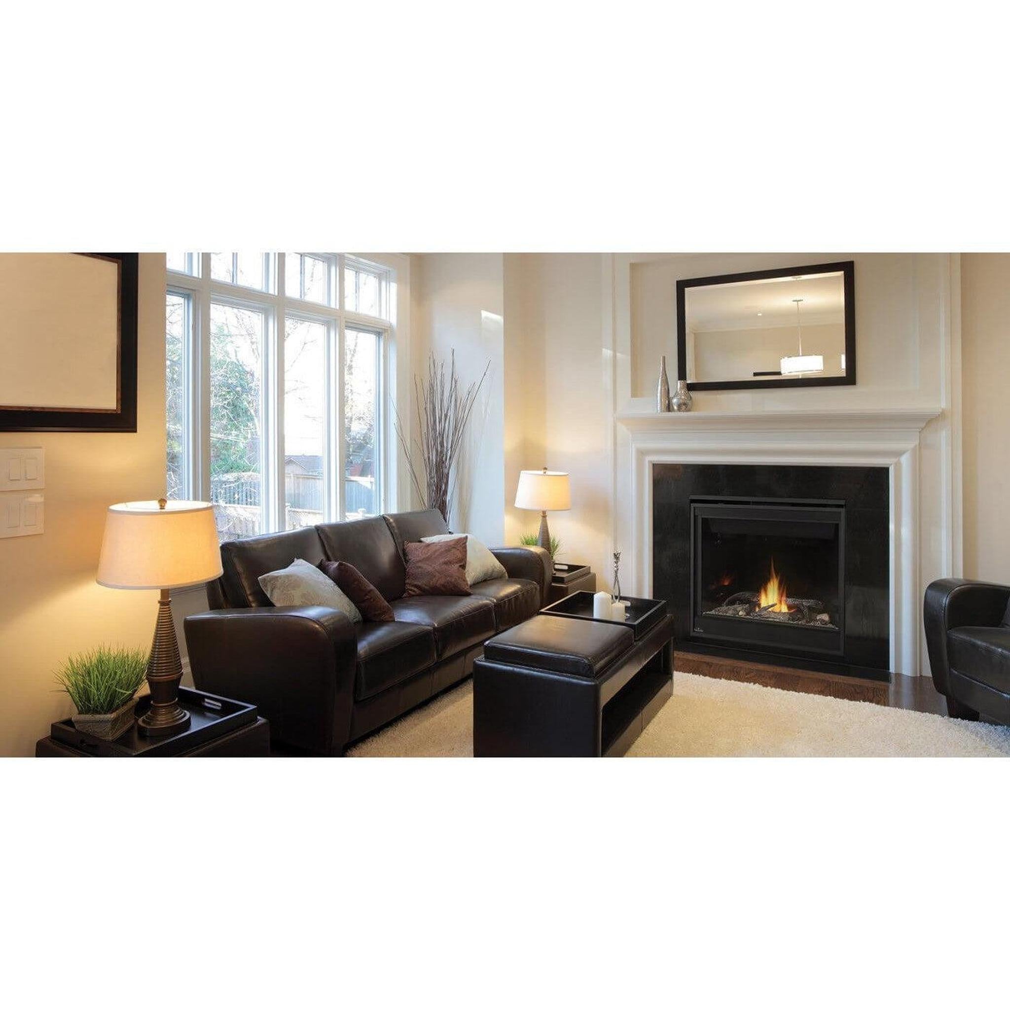 Napoleon 42-Inch Ascent Electronic Ignition Natural Gas Direct Vent Fireplace Indoor B42NTRE