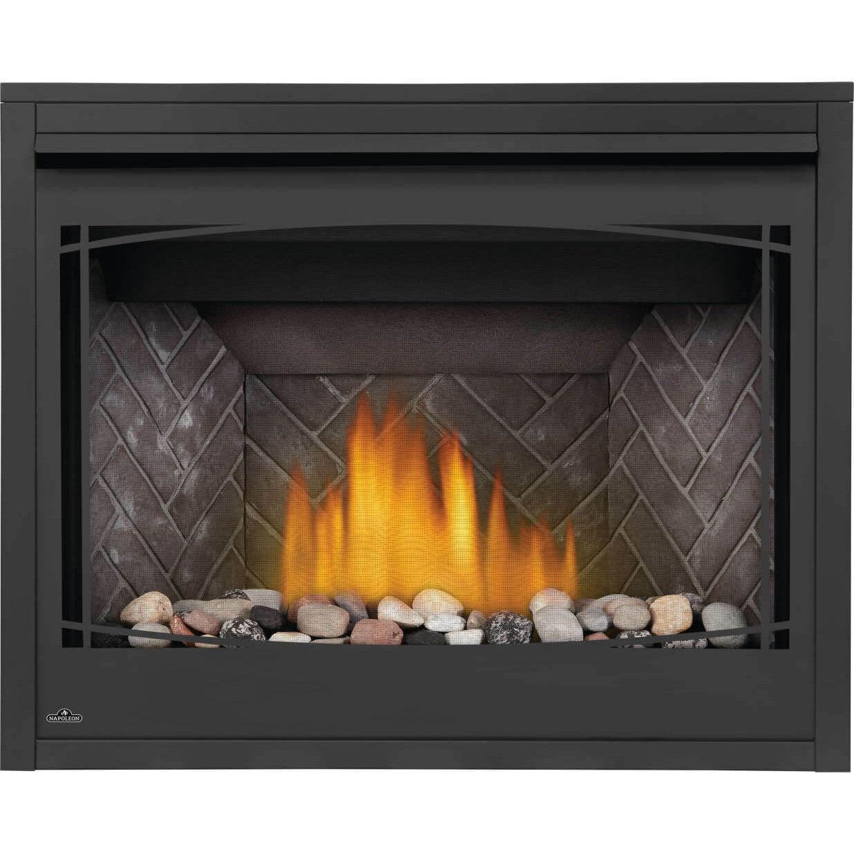 Napoleon 42-Inch Ascent BX Direct Vent Fireplace Electronic Ignition Natural Gas Indoor BX42NTRE