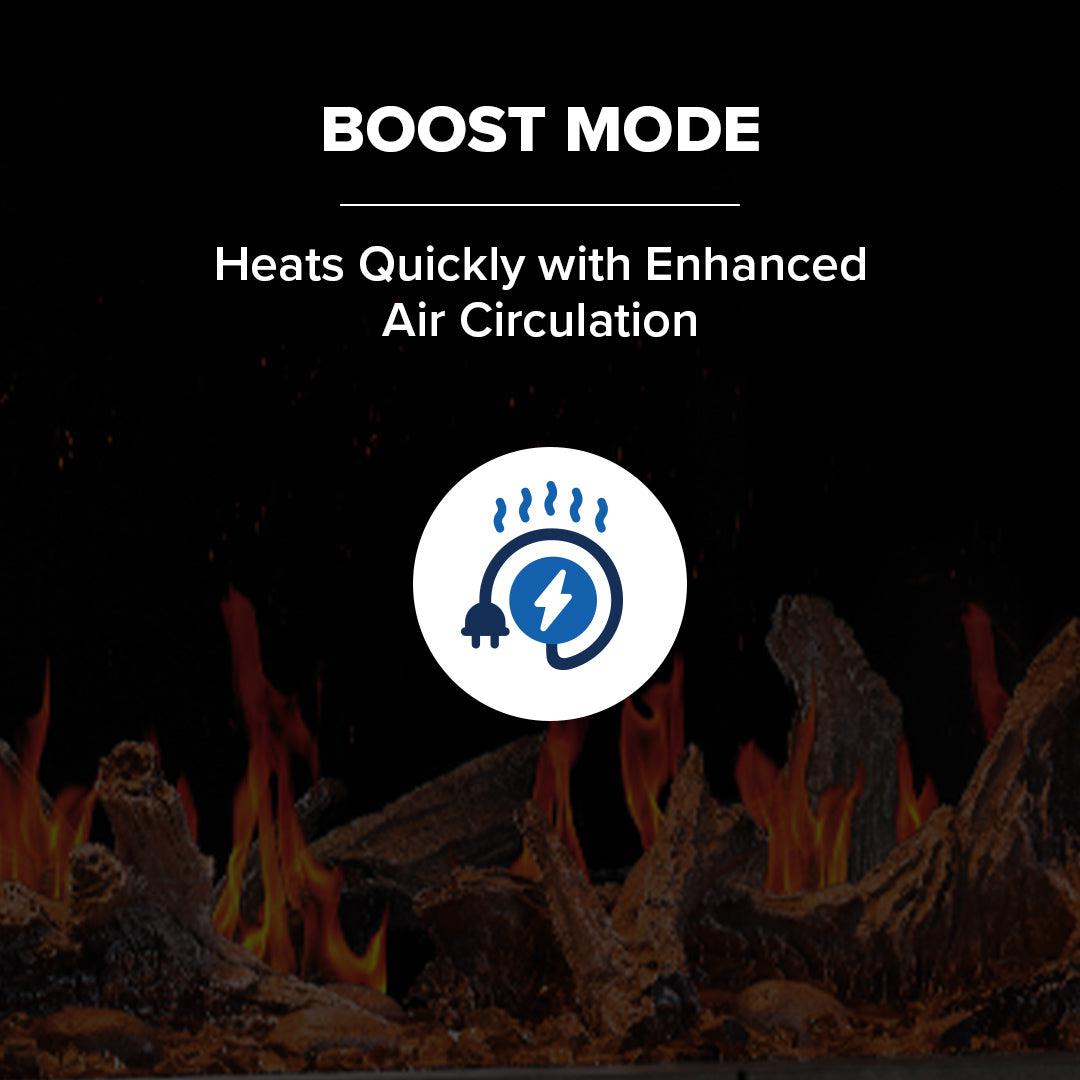 Napoleon 74-Inch Astound Built-In Electric Fireplace With Wi-Fi Connectivity Indoor NEFB74AB
