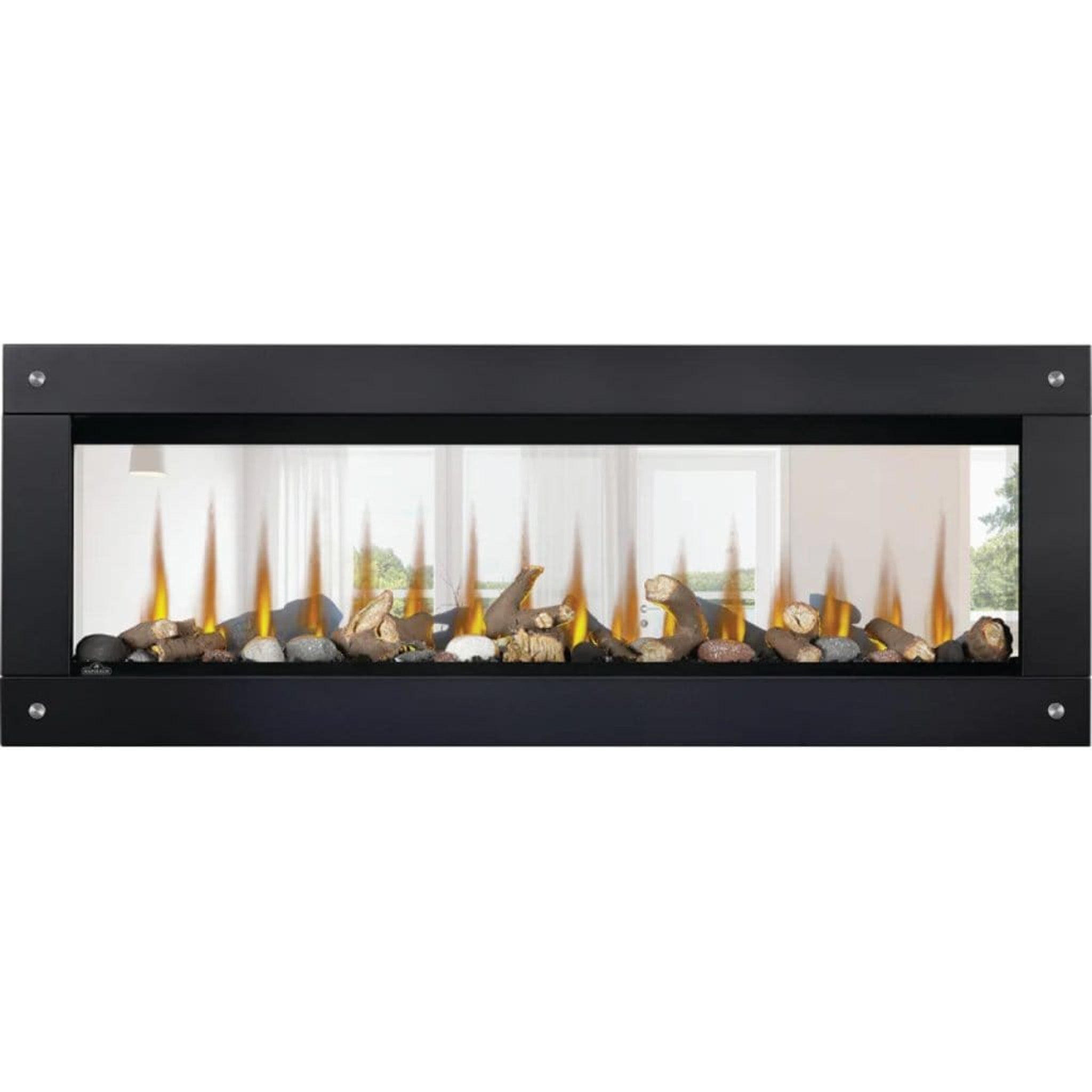 Napoleon 60-Inch CLEARion Elite See Through Built-In Electric Fireplace Modern Design Indoor NEFBD60HE