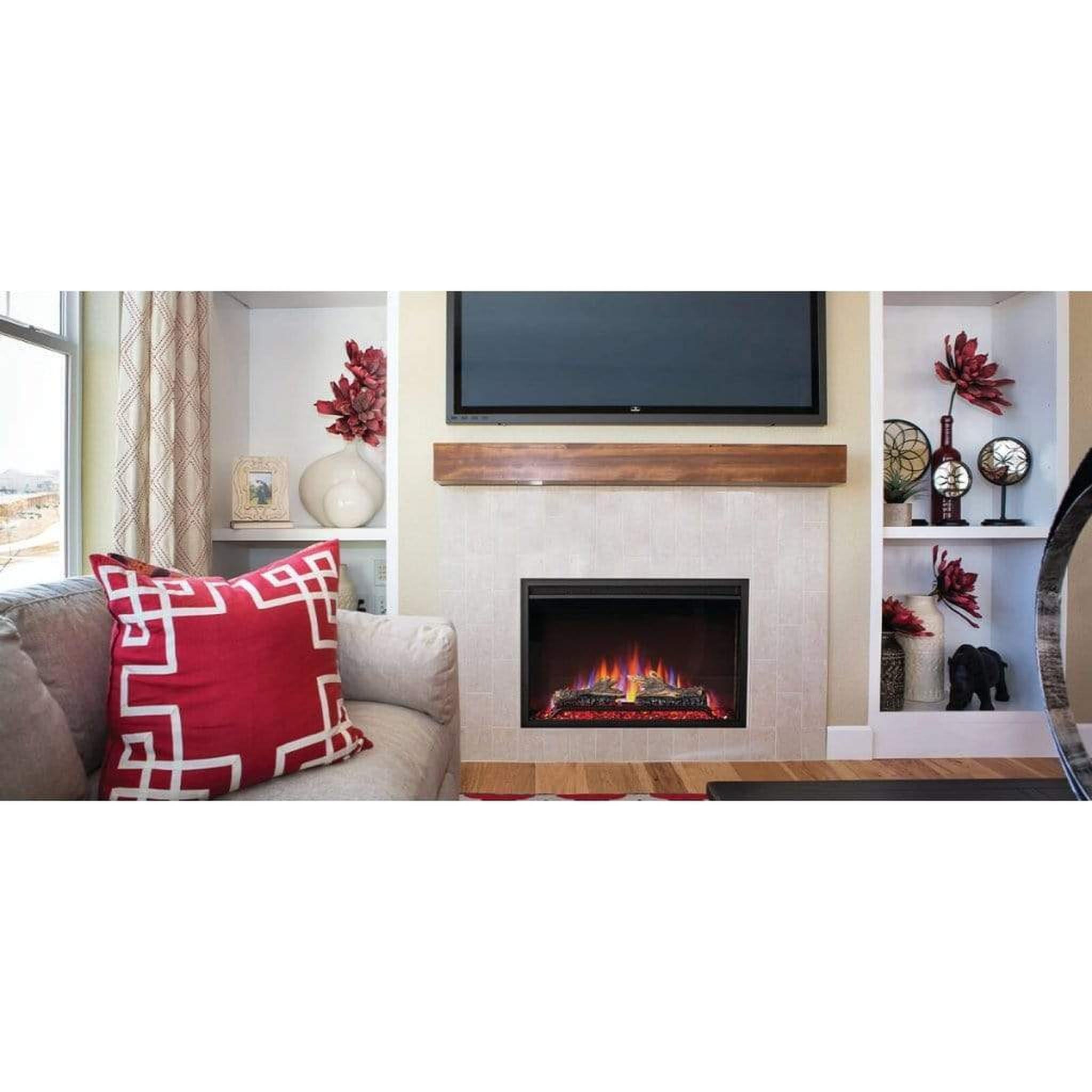 Napoleon 26-Inch Cineview Built-In Electric Fireplace Insert Versatile Heating Indoor NEFB26H