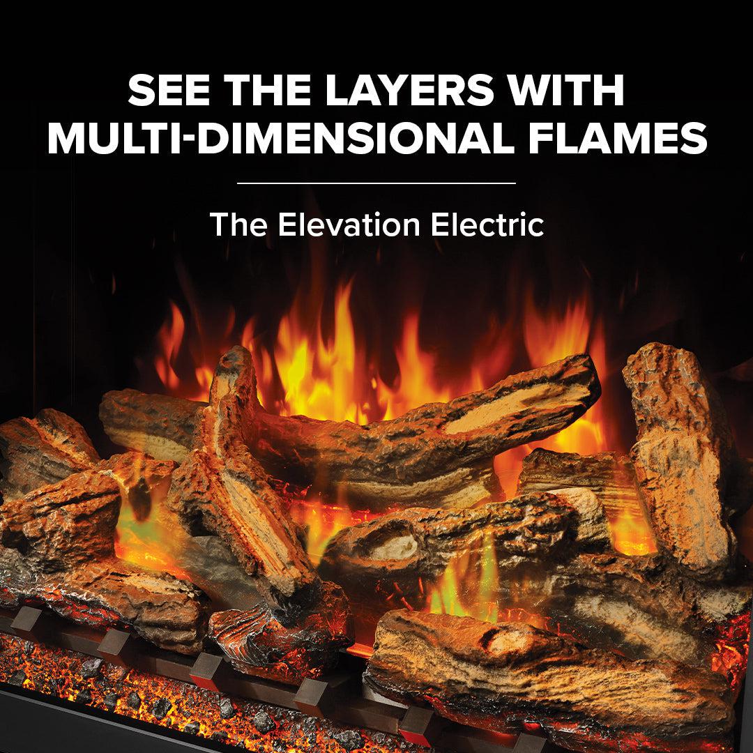 Napoleon 42-Inch Elevation Built-In Electric Fireplace Indoor NEFB42H-MF