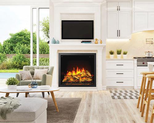 Napoleon 42-Inch Elevation Built-In Electric Fireplace Indoor NEFB42H-MF