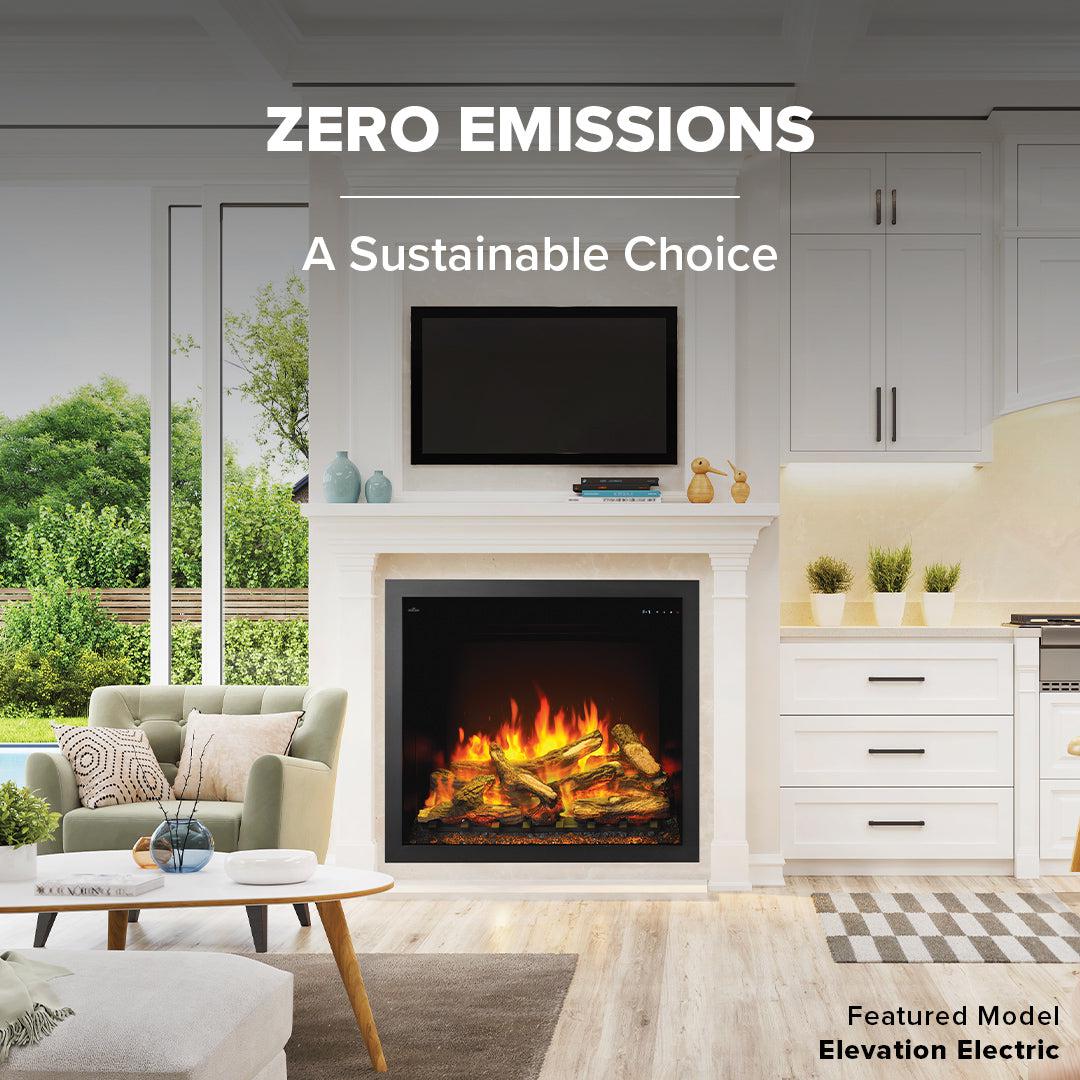 Napoleon 42-Inch Elevation Built-In Electric Fireplace Indoor NEFB42H-MF