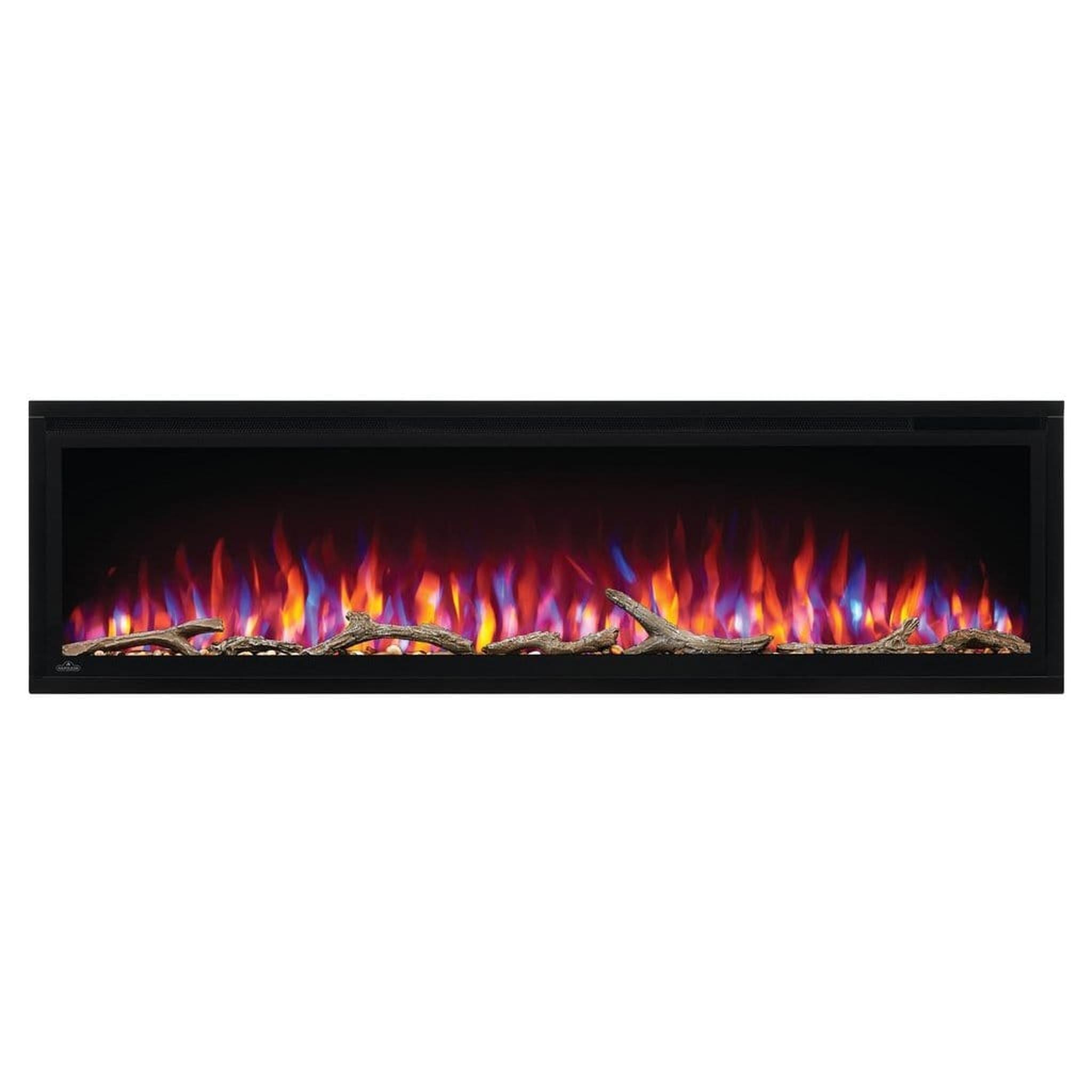 Napoleon 60-Inch Entice Wall Mounted Electric Fireplace Sleek Design Indoor NEFL60CFH-1
