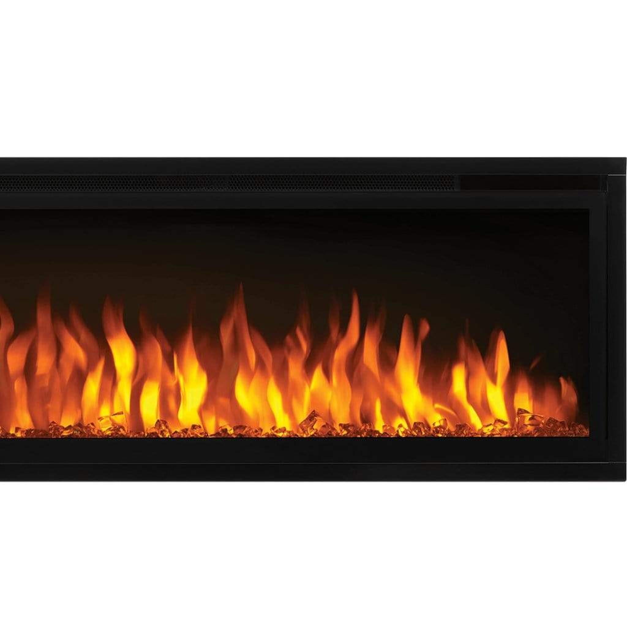 Napoleon 60-Inch Entice Wall Mounted Electric Fireplace Sleek Design Indoor NEFL60CFH-1