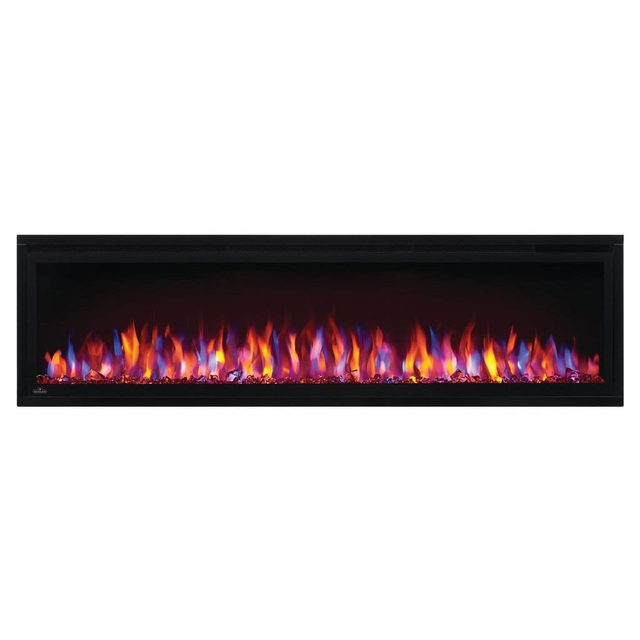 Napoleon 60-Inch Entice Wall Mounted Electric Fireplace Sleek Design Indoor NEFL60CFH-1