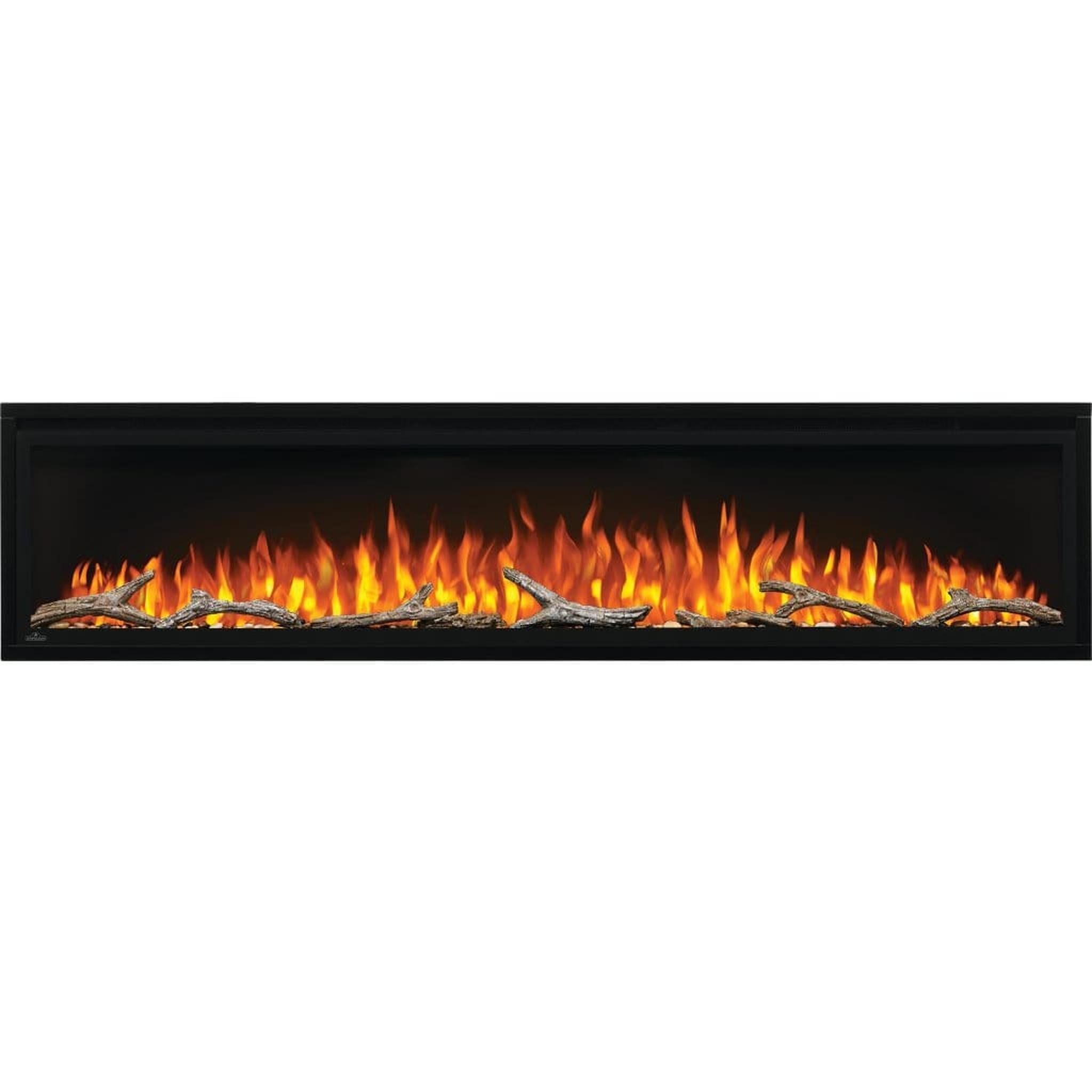 Napoleon 72-Inch Entice Wall Mount Electric Fireplace Sleek Design Indoor NEFL72CFH-1