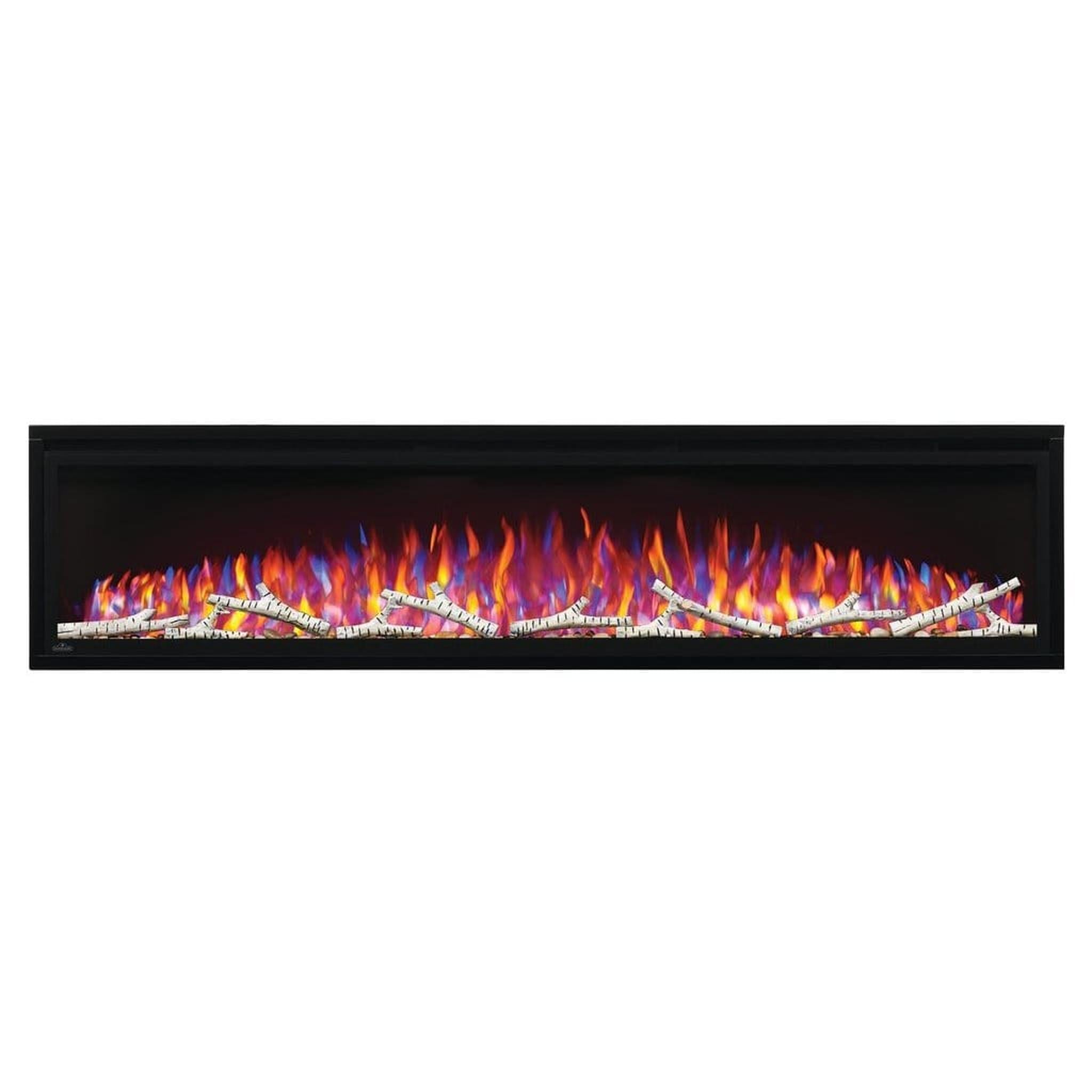 Napoleon 72-Inch Entice Wall Mount Electric Fireplace Sleek Design Indoor NEFL72CFH-1