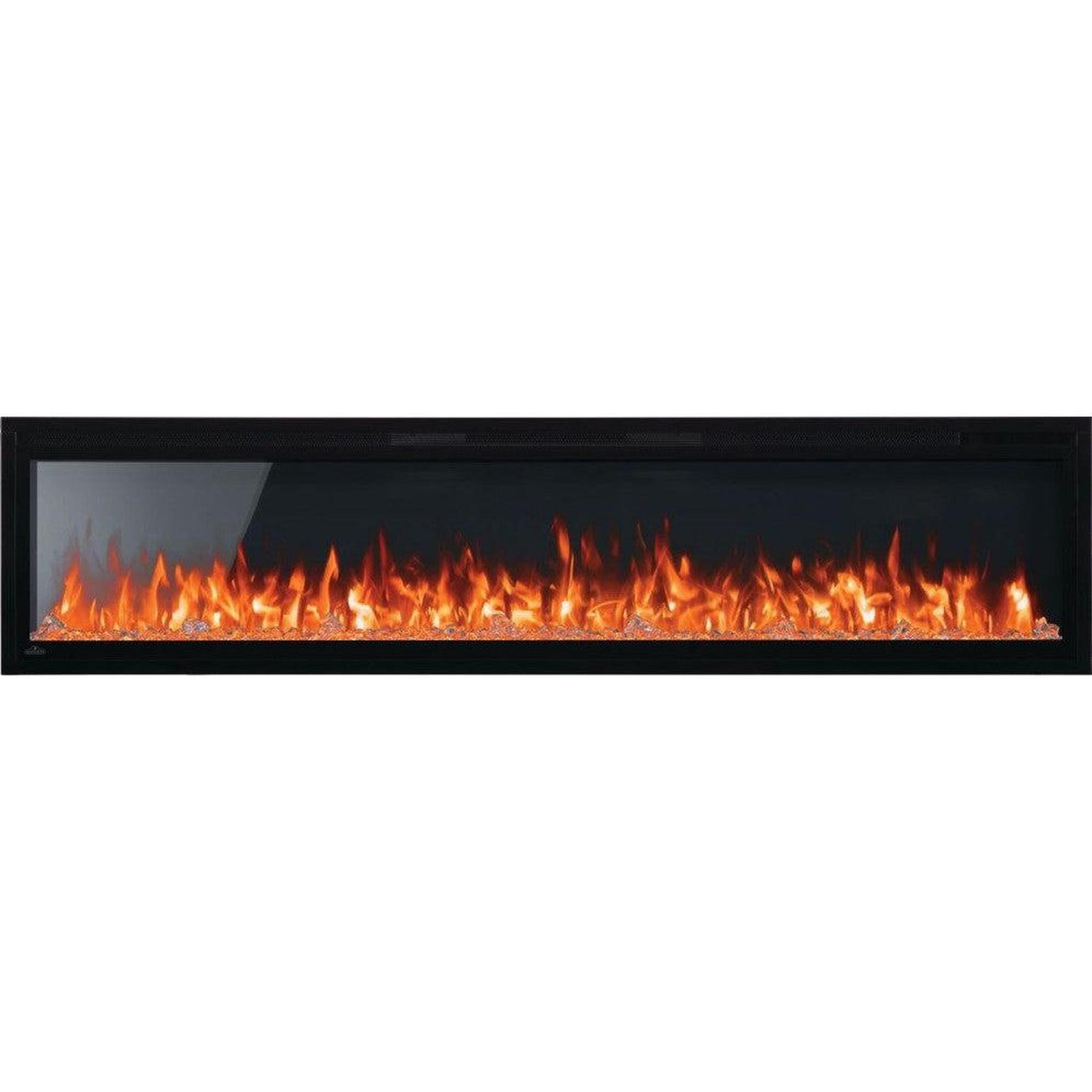 Napoleon 72-Inch Entice Wall Mount Electric Fireplace Sleek Design Indoor NEFL72CFH-1