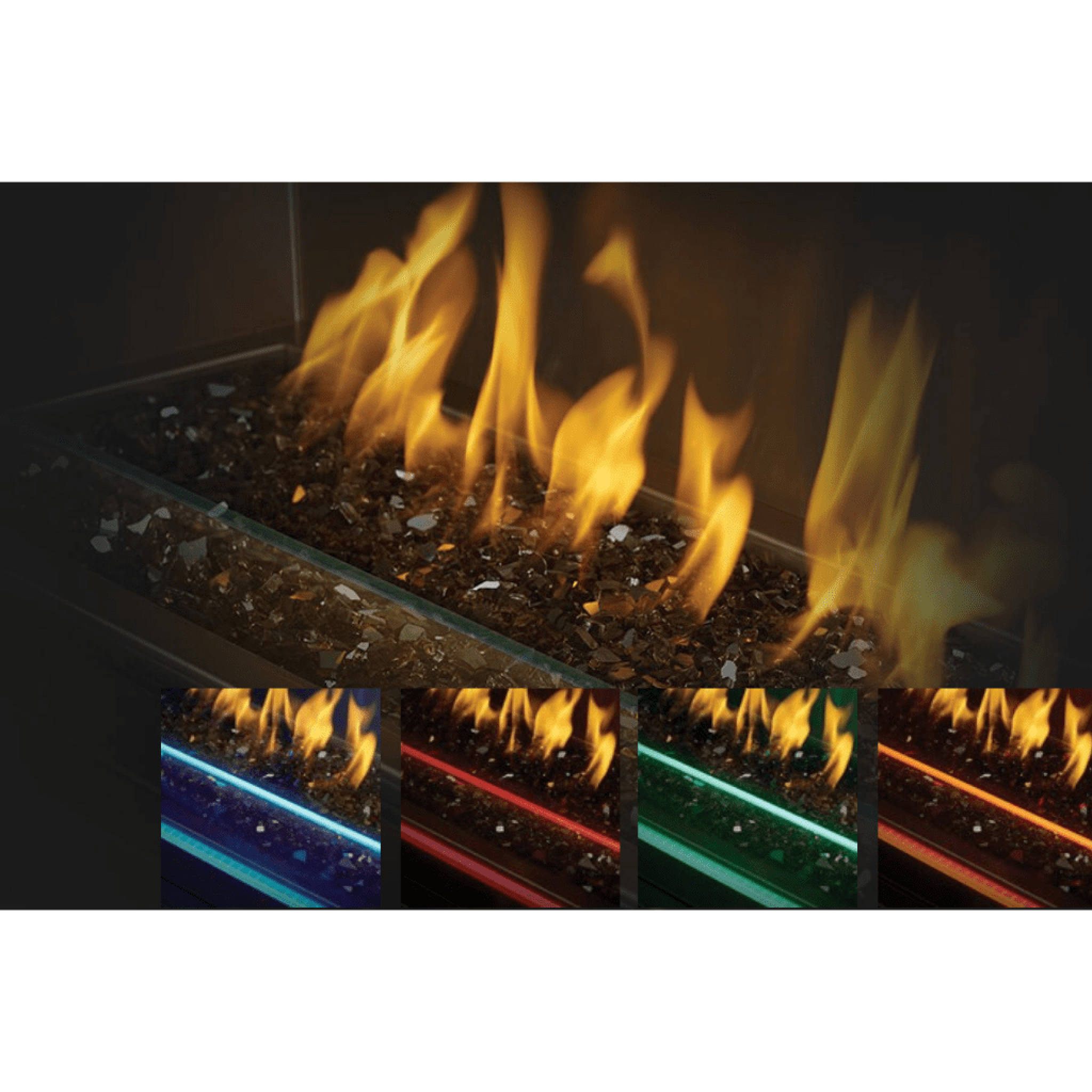 Napoleon 51-Inch Galaxy Single-Sided Linear Vent Free Natural Gas Fireplace Outdoor GSS48E