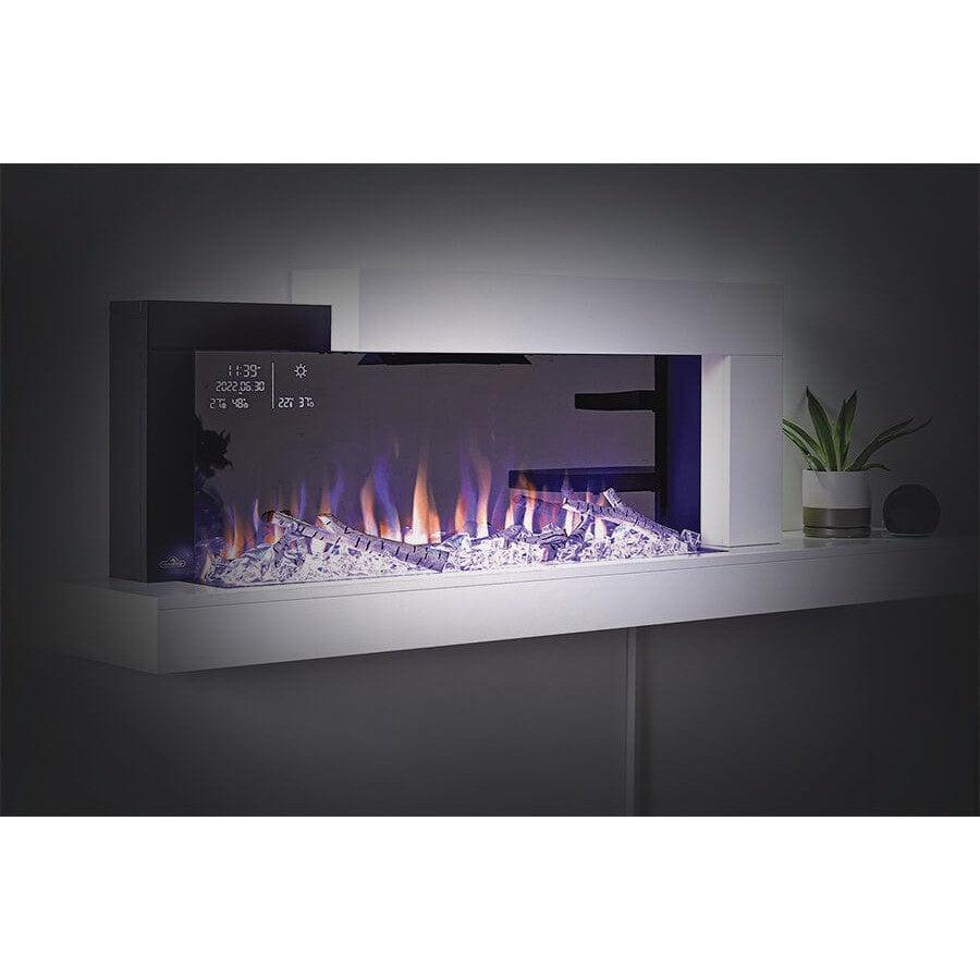 Napoleon 59-Inch Stylus Cara Elite Wall-Mounted Electric Fireplace with Shelf Indoor NEFP32-5019W-IOT