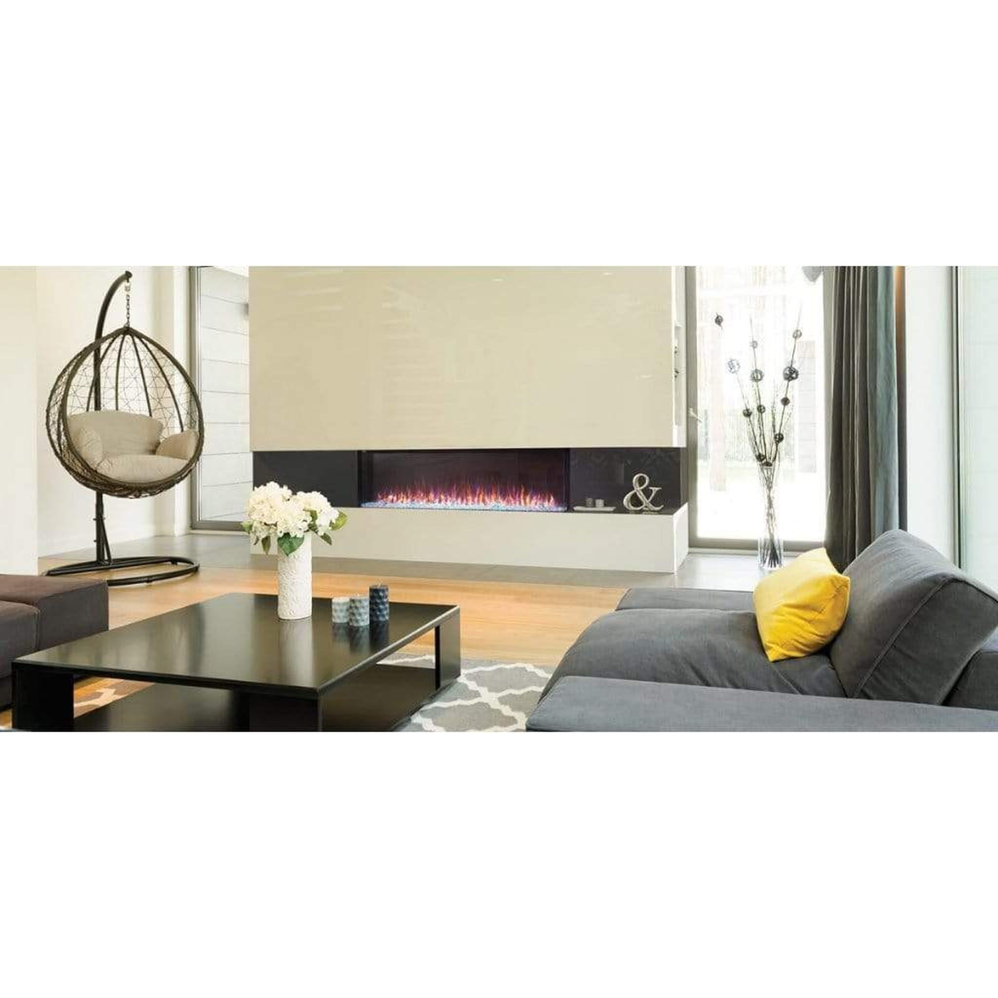 Napoleon 60-Inch Trivista Primis 3-Sided Built-In Electric Fireplace Indoor NEFB60H-3SV