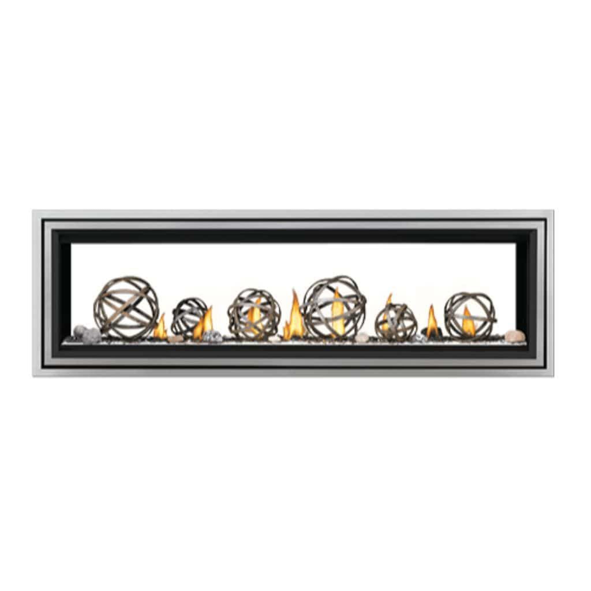 Napoleon 62-Inch Vector See Through Linear Direct Vent Fireplace Natural Gas Indoor LV62N2