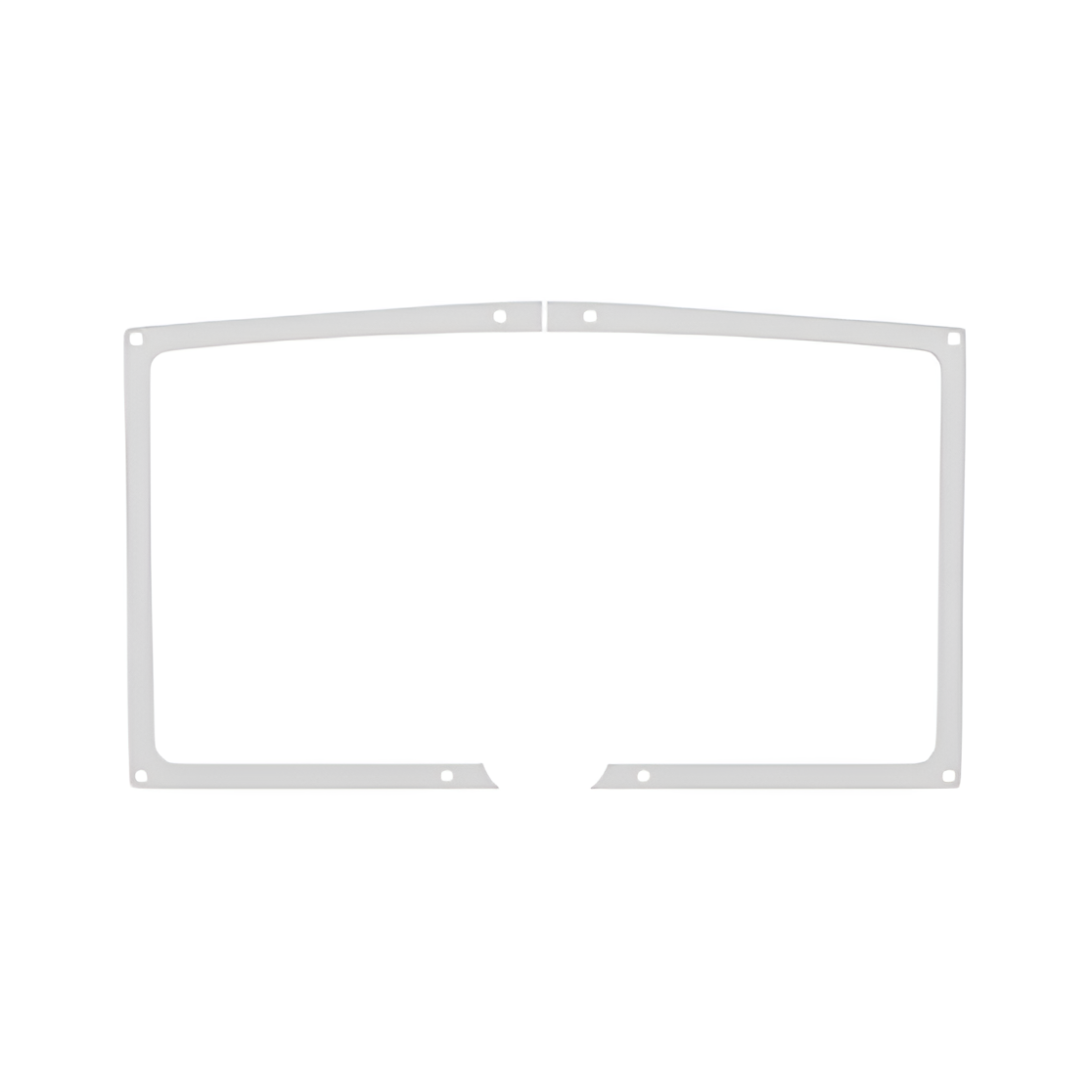 Brushed Nickel Door Overlay - OA10622