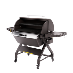 HALO Prime1500 Battery Powered Outdoor Pellet Grill with 1,474 sq in Cooking Space and Dual-Auger Hopper HS-1004-XNA