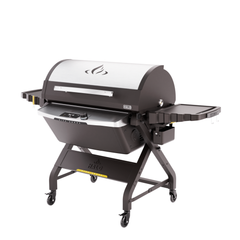 HALO Prime1500 Battery Powered Outdoor Pellet Grill with 1,474 sq in Cooking Space and Dual-Auger Hopper HS-1004-XNA