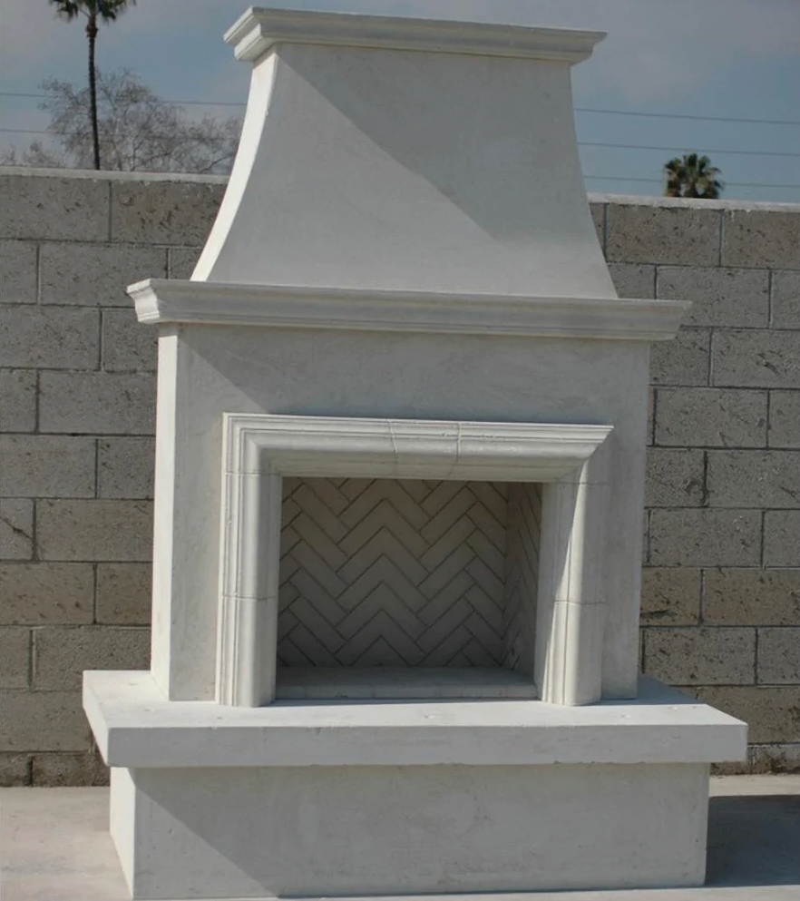 American Fyre Designs 67-Inch Contractor's Model Recessed Body and Hearth Outdoor Gas Fireplace Built-In Design Outdoor 11-A-WC-RBC