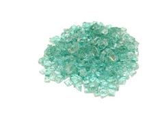 Real Fyre Fire Glass Contemporary Gas Burners Insert Emerald GL-5-W