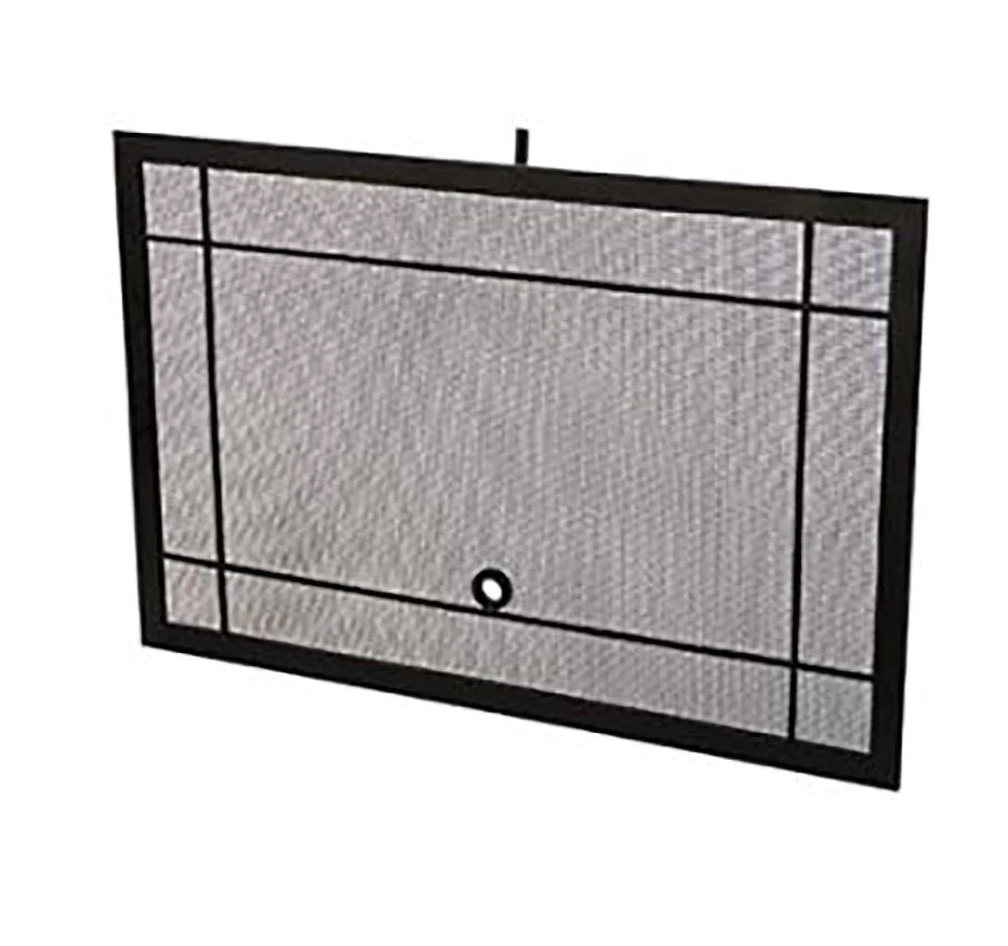 American Fyre Designs Mesh Screen for Brooklyn Fireplace Protective Accessory Indoor/Outdoor 8256-bl