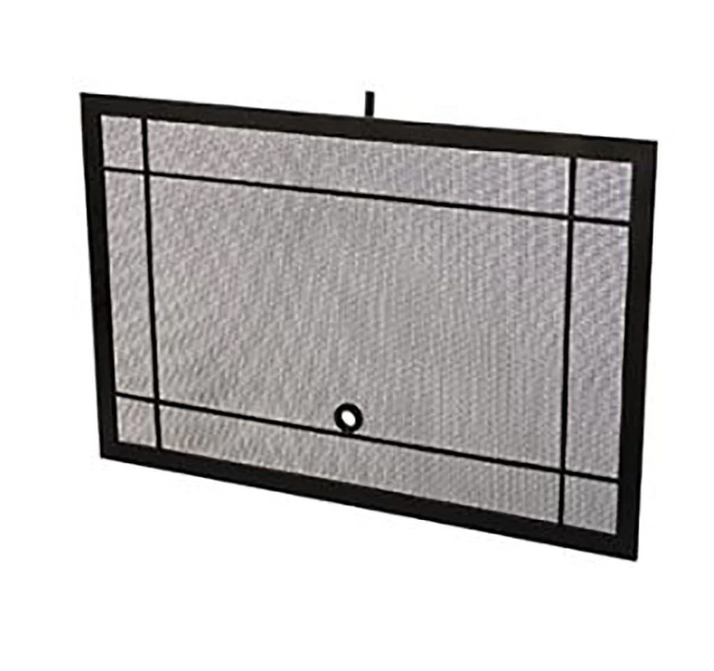 American Fyre Designs Mesh Screen for Brooklyn Fireplace Protective Accessory Indoor/Outdoor 8256-bl