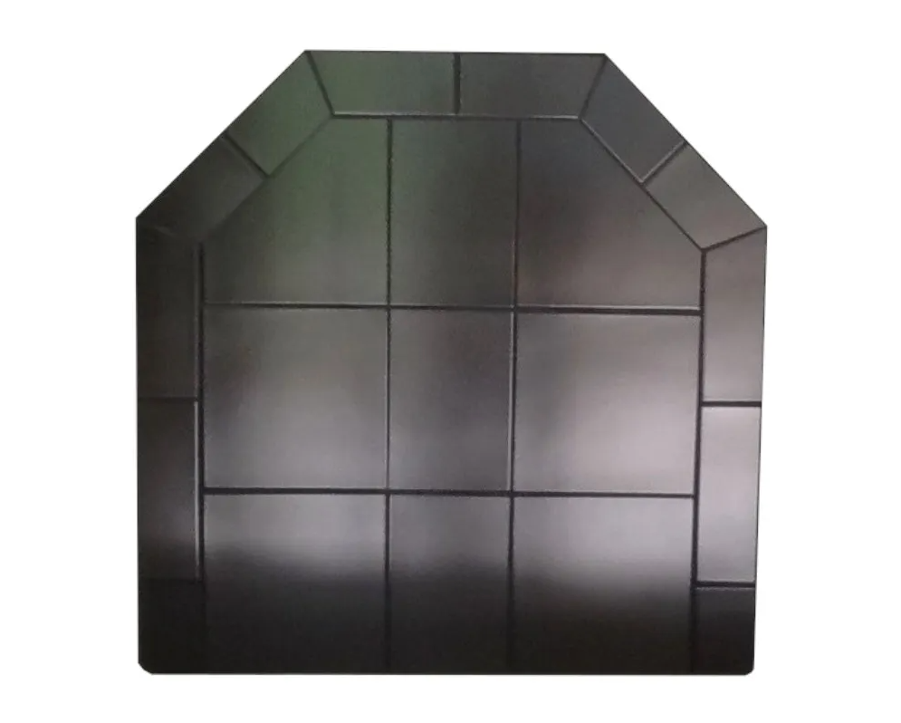 Diamond Hearths Standard or Corner Pad Traditional Edge Type I Black Knight Finish Indoor DH-BM