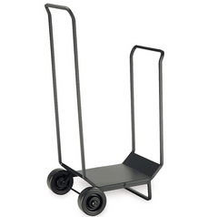 Traditional Wood Cart Wide Stable Outboard Wheels Outdoor 18524