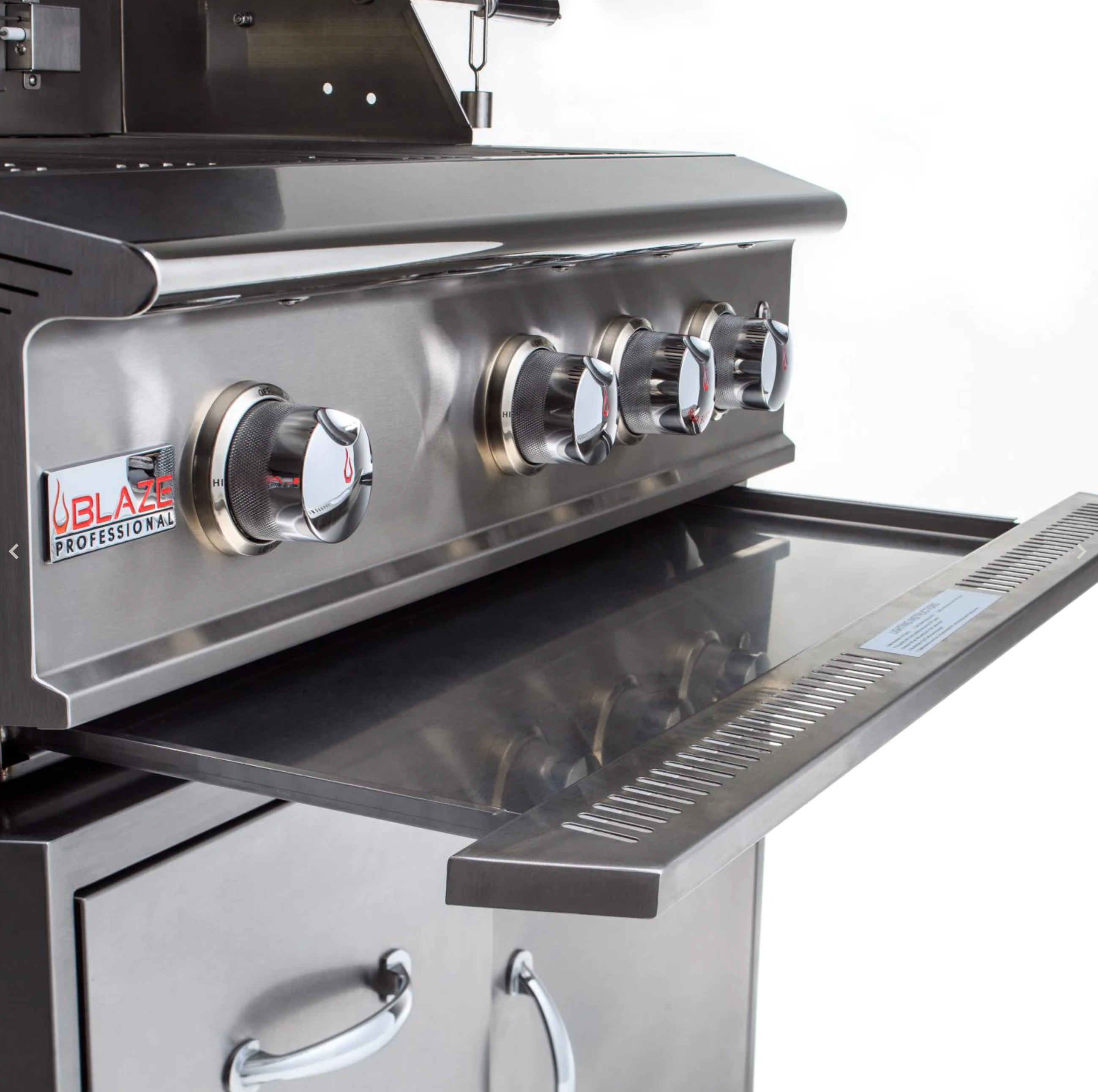 Blaze 6-Foot Stainless Steel Outdoor Kitchen Island with 32-Inch Gas Grill and LED Storage Drawers – Premium LTE Series