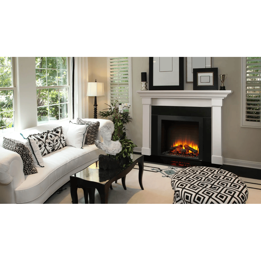 SimpliFire 30 Inch Traditional Built-In Electric Fireplace SF-BI30-EB