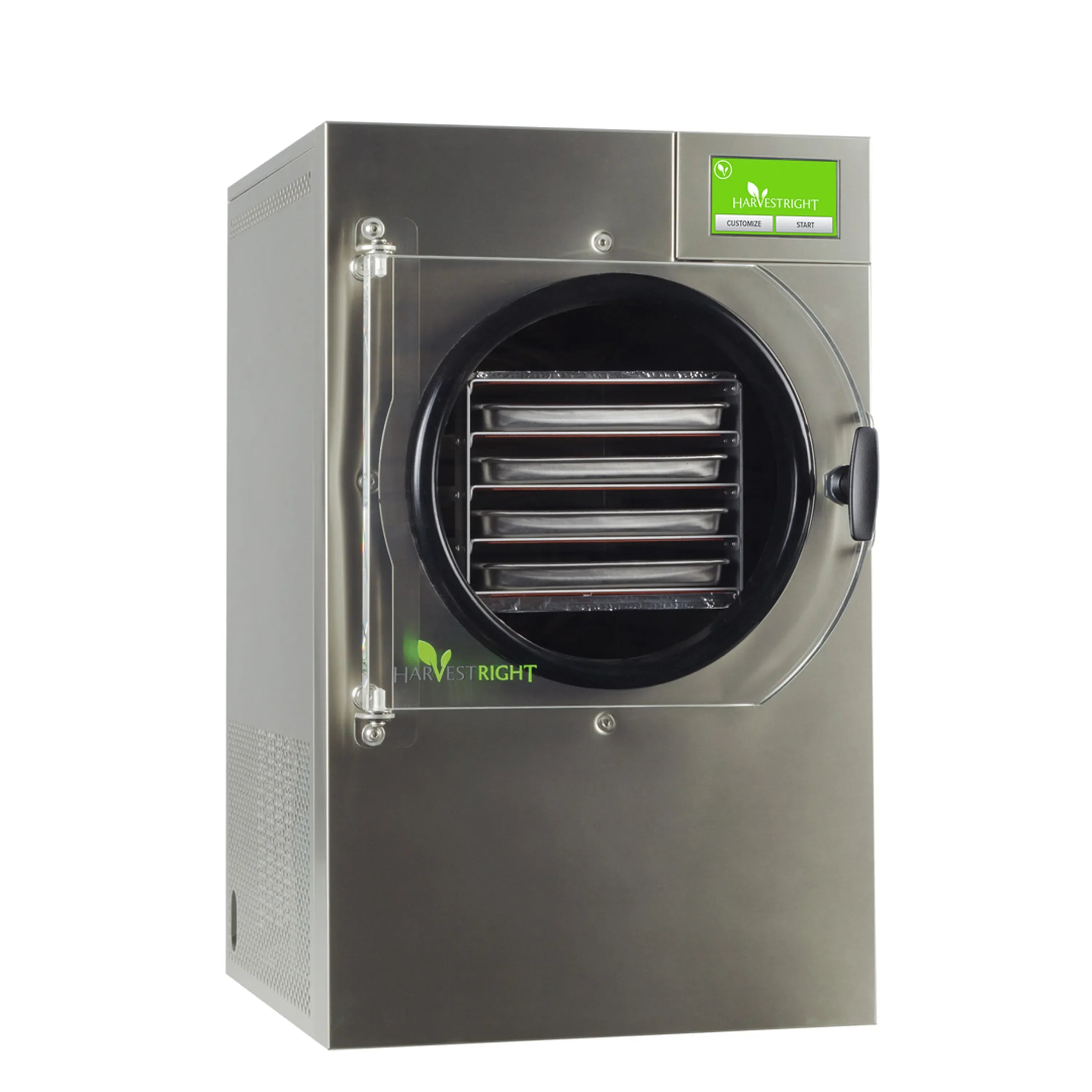 Harvest Right Home Freeze Dryer with 4 Tray & Mylar Starter Kit in Stainless Steel, Small, with Oil Free Pump (N-HRFDSSS-PP, SP-GW11060)