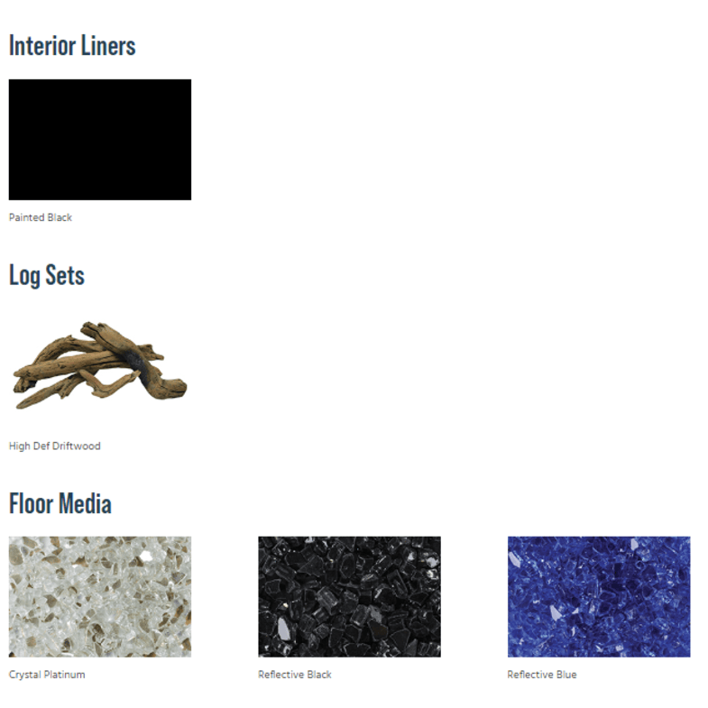 Superior DRL4000 Series Linear Contemporary Direct Vent Gas Fireplace in Electronic Ignition DRL4048TEN
