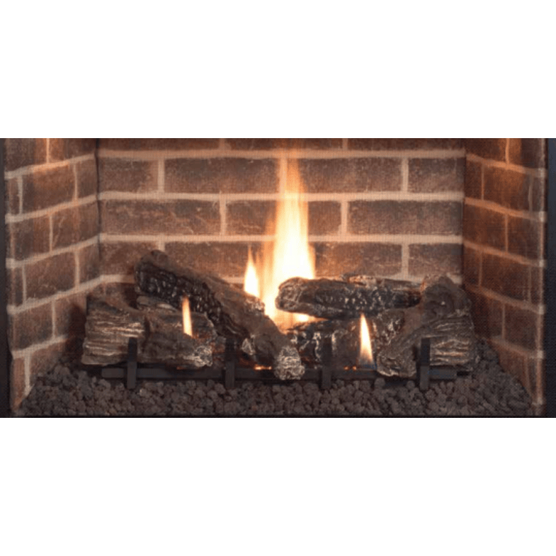 Superior DRT3000 Series 33 Inch Traditional Direct Top Vent Propane Fireplace in Electronic Ignition DRT3033TEP-B