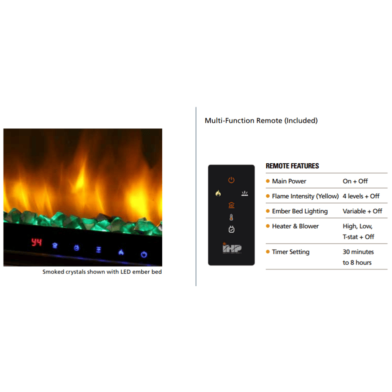 Superior ERL2000 Series 55 Inch Linear Electric Fireplace MPE-55S