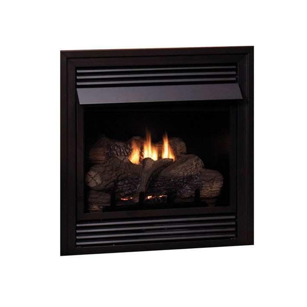 Empire 26" Lincoln Deluxe Vent-Free Gas Fireplace with Contour Burner and Mantel Combination VFD26FM30CP