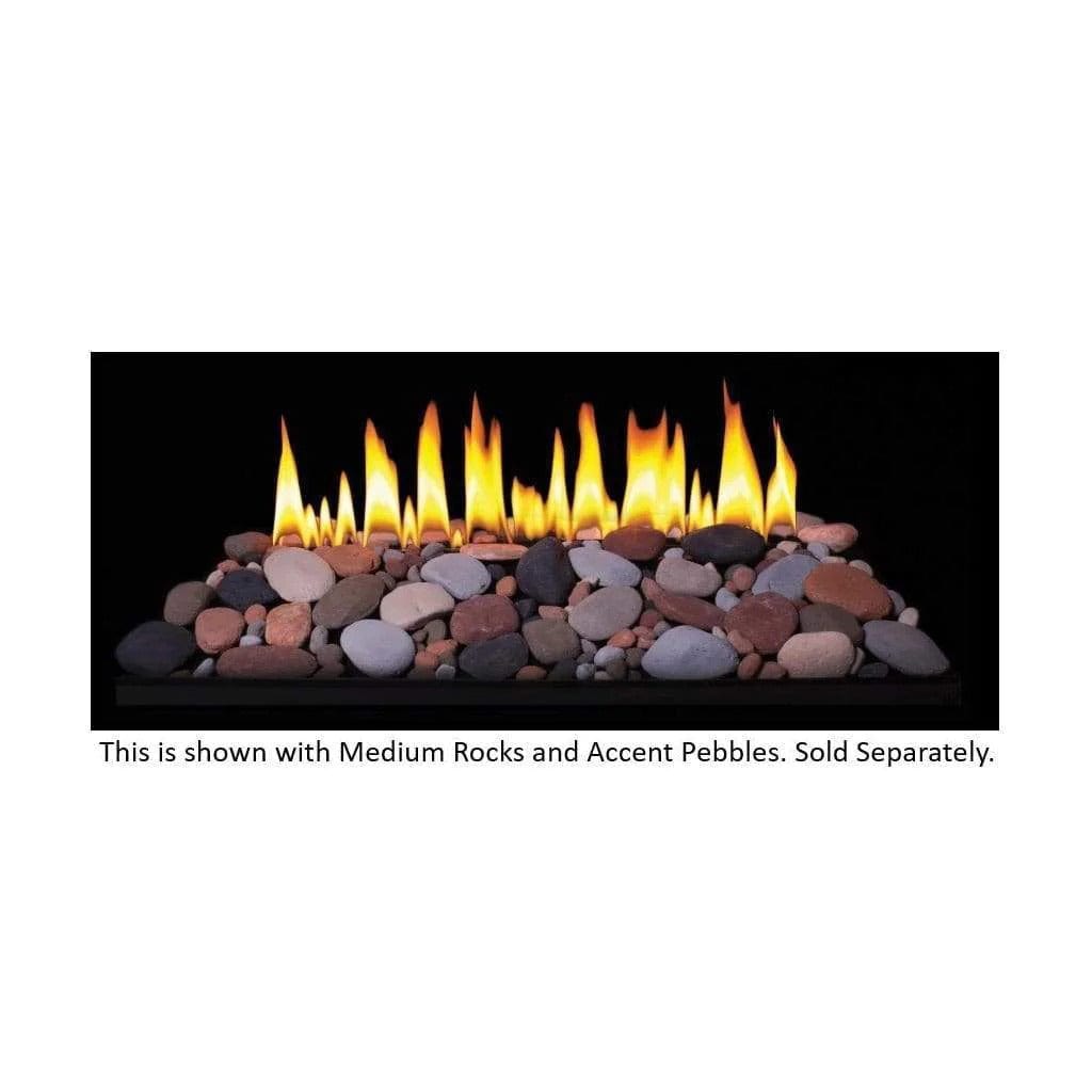 Empire 24-Inch Loft Contemporary Multi-Sided Vent-Free Gas Burner Only VFRU24P