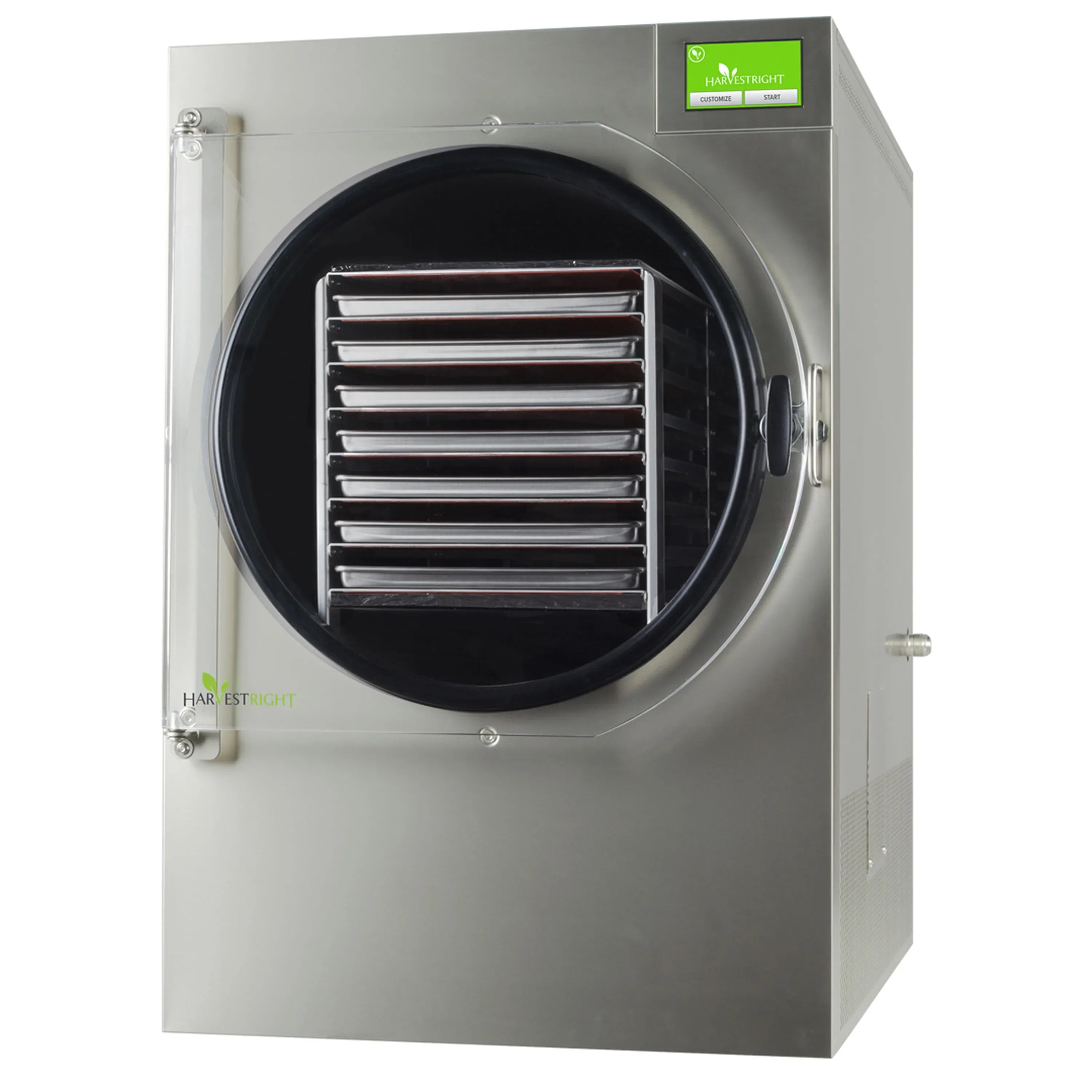 Harvest Right Home Freeze Dryer with 7 Tray & Mylar Starter Kit in Stainless Steel, X-Large, with Oil Free Pump (N-HRFDXLSS-PP, SP-GW11060)