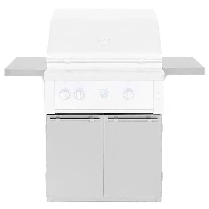 American Made Grills Cart for Estate 30" Grill – Stainless Steel Freestanding Cart (CART-EST30)