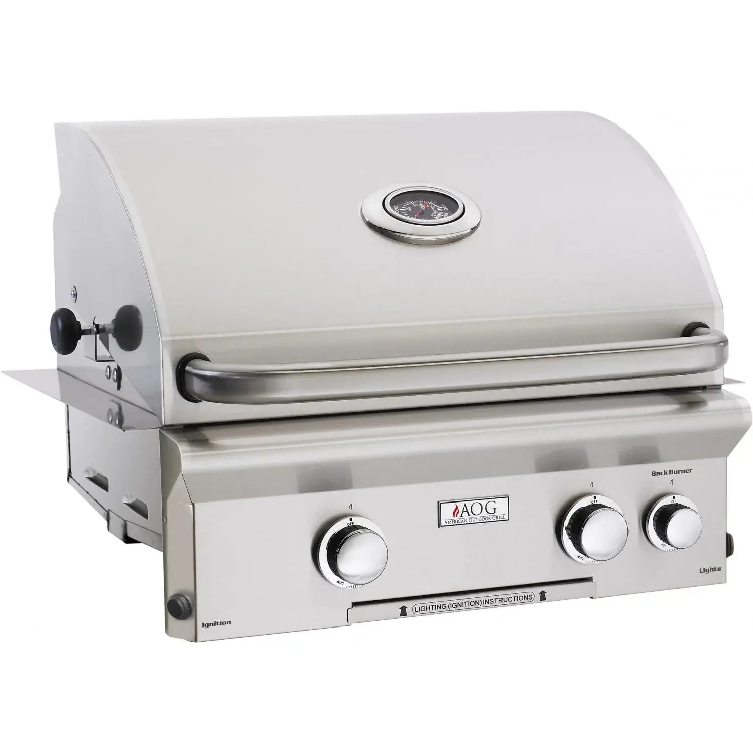 AOG American Outdoor Grill 24-Inch L-Series Gas Grill with Rotisserie & Back Burner 24NBL