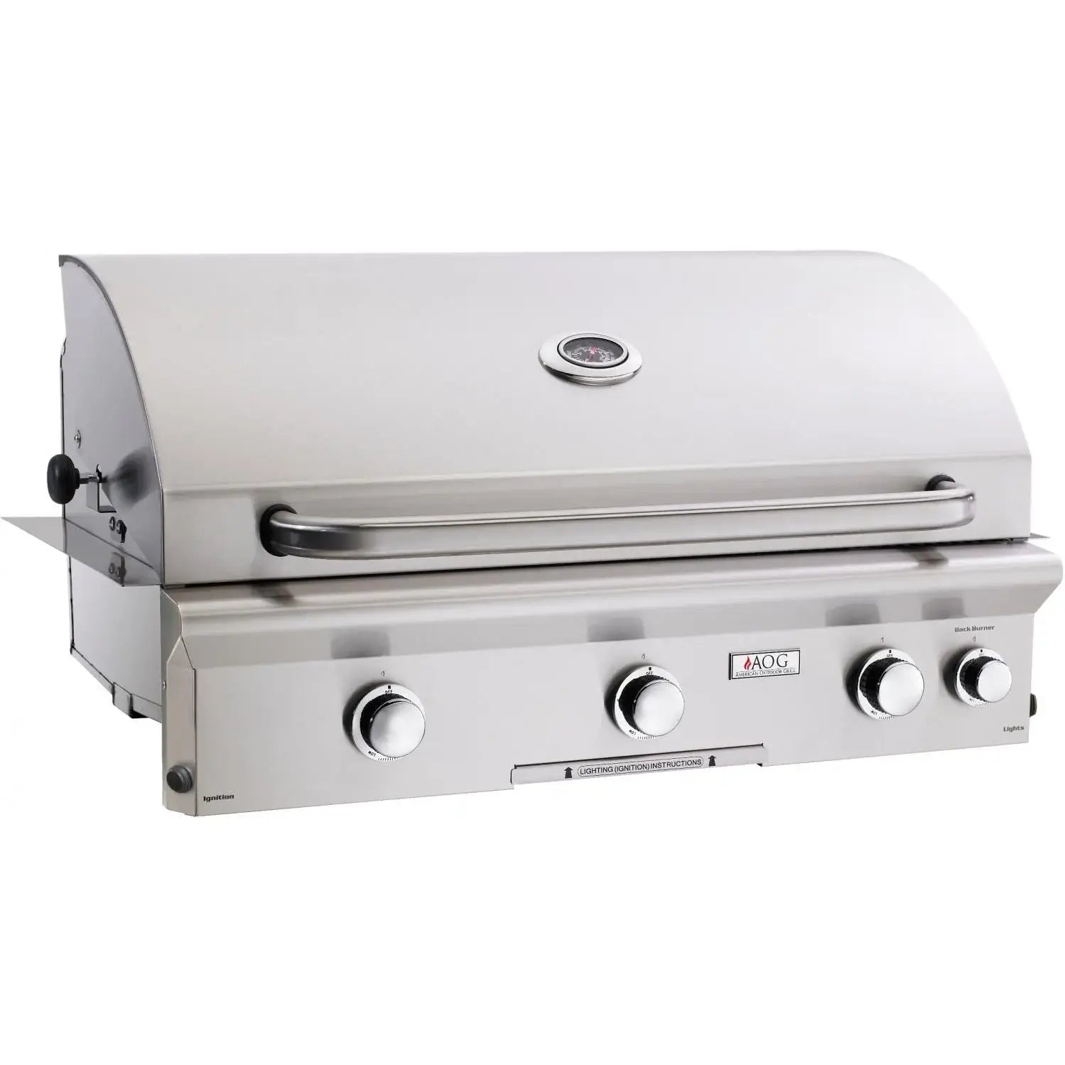 AOG American Outdoor Grill 36-Inch L-Series Built-In Gas Grill with Rotisserie & Back Burner 36NBL