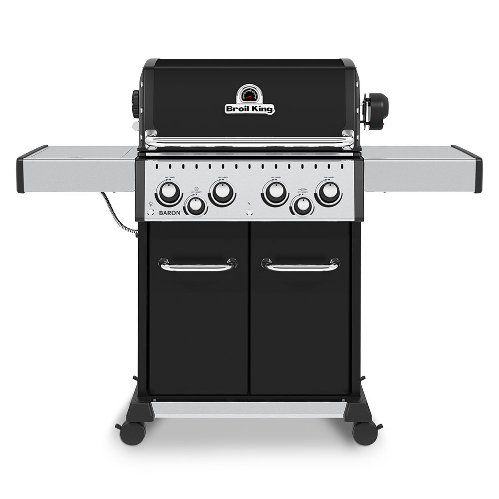 Broil King Baron 490 Pro Gas Grill with Rotisserie and Side Burner - BK875244