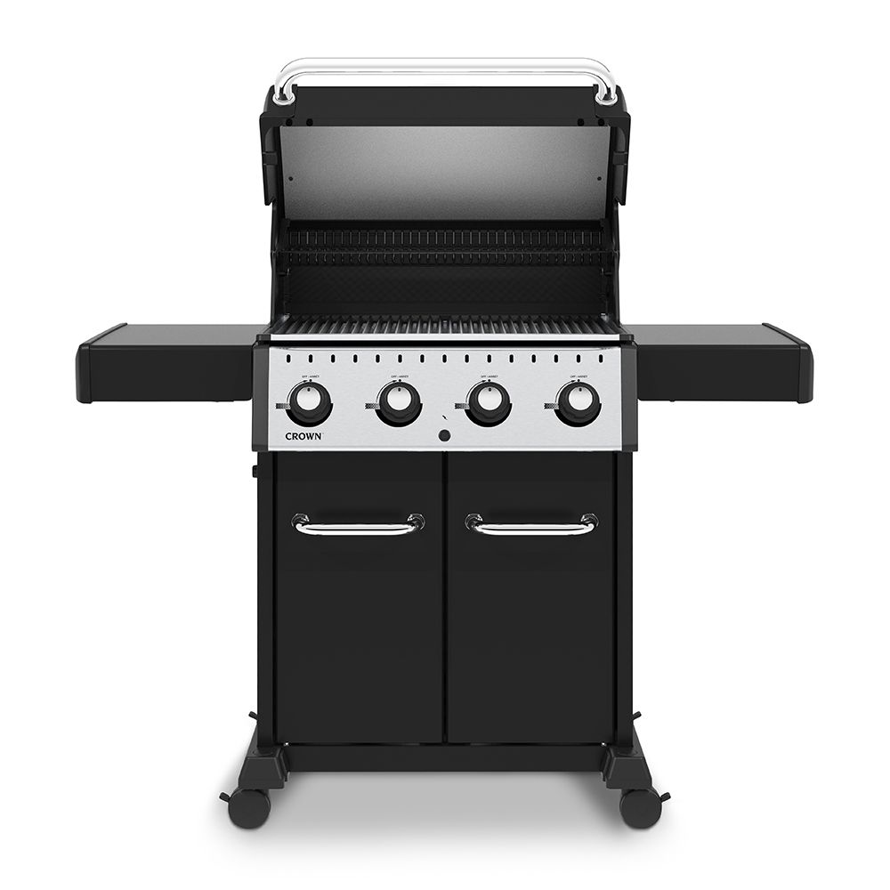 Broil King Crown 420 Black 4-Burner Gas Grill, 57-Inches BK865254
