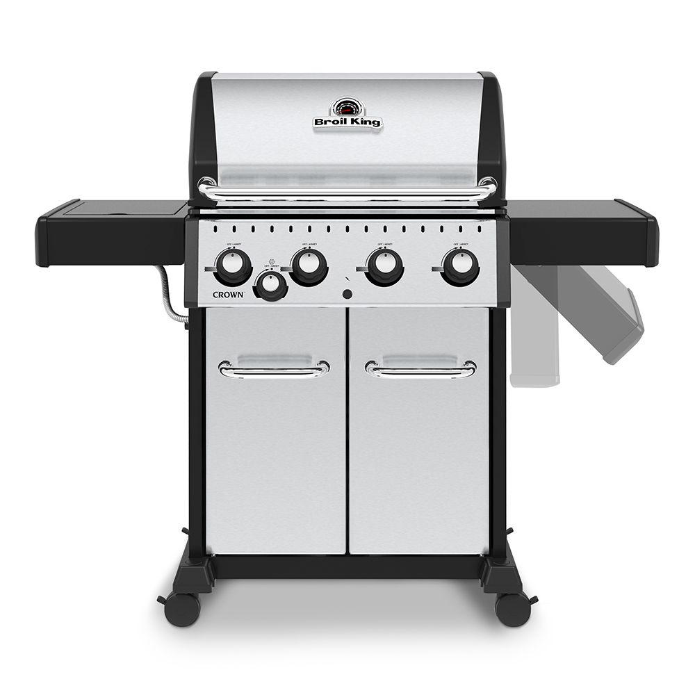 Broil King Crown S440 Gas Grill with Side Burner - BK865364