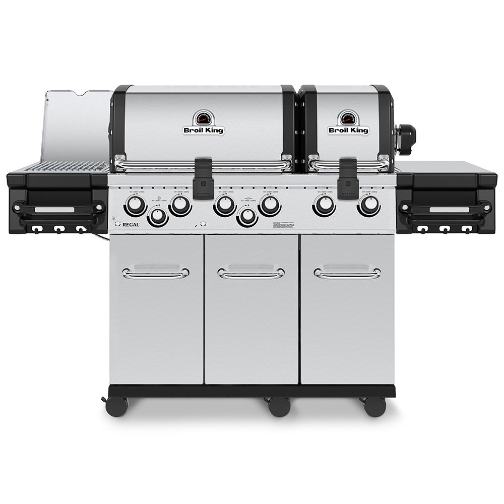 Broil King Regal S690 Pro Gas Grill with Rotisserie and Side Burner - BK957944