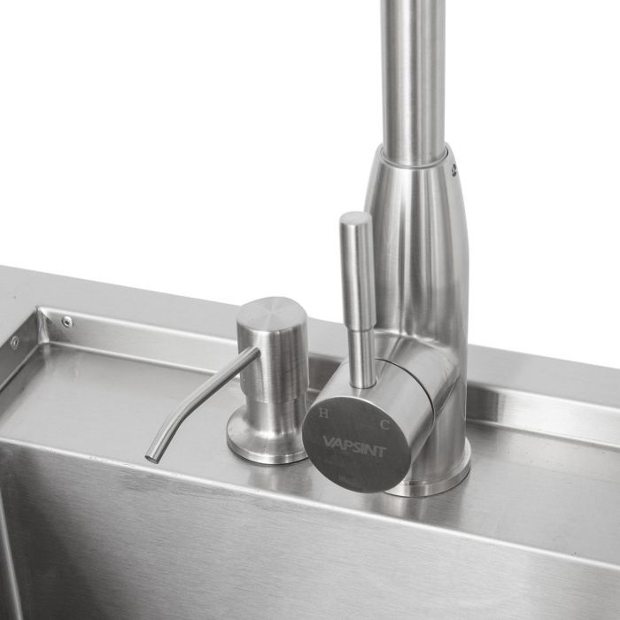Blaze 30-Inch Outdoor Beverage Center with Hot/Cold Faucet and Ice Bin – Stainless Steel Prep Station