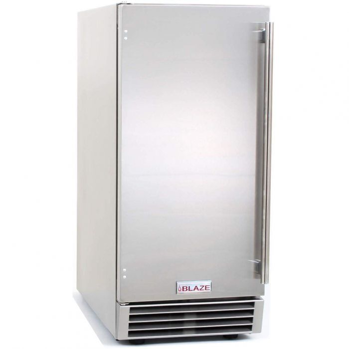 Blaze BLZ-ICEMKR-50GR Outdoor Ice Maker with Gravity Drain, 15-inches